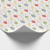 Papier Cadeau Papier d'enveloppement de Noël grec (Coin)