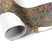 Papier Cadeau Papier d'enveloppement de Noël Hippopotame (Coin rond)