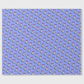 Papier Cadeau Papier d'enveloppement de Noël KiniArt Westie (Plat)