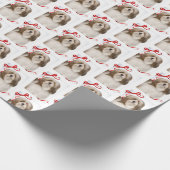Papier Cadeau Papier d'enveloppement de Noël Lhasa Apso (Coin)
