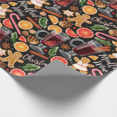 Papier Cadeau Papier d'enveloppement de Noël mignon (Coin)