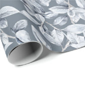 Papier Cadeau Papier d'enveloppement de Noël Motif d'hiver (Coin rond)