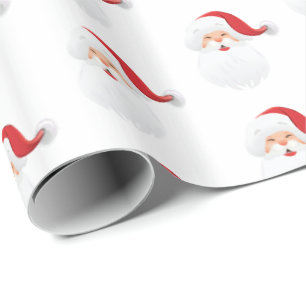 Papier Cadeau Papier d'enveloppement de Noël-Père Noël