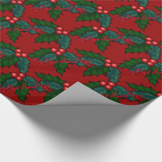 Papier Cadeau Papier d'enveloppement de Noël personnalisé Papier (Coin)