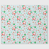 Papier Cadeau Papier d'enveloppement de Noël Pickleball (Plat)