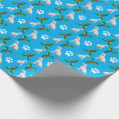 Papier Cadeau Papier d'enveloppement de Noël pour chien de la bo (Coin)