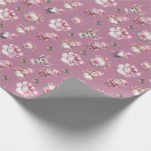 Papier Cadeau Papier d'enveloppement de Noël pour enfants mignon (Coin)