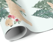 Papier Cadeau Papier d'enveloppement de Noël pour les récupérate (Coin rond)