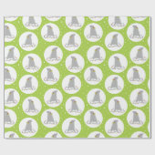 Papier Cadeau Papier d'enveloppement de Noël pour phoque mignonn (Plat)