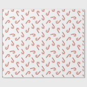 Papier Cadeau Papier d'enveloppement de Noël Sucre de canne blan (Plat)