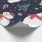 Papier Cadeau Papier d'enveloppement de Noël (Thème de Fête n° 2 (Coin)