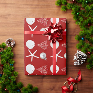 Papier Cadeau Papier d'enveloppement de Noël tropical