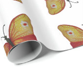 Papier Cadeau Papier d'enveloppement de papillons, 30 po x 6 pi (Coin rond)