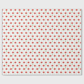 Papier Cadeau Papier d'enveloppement de pavots d'aquarelle (Plat)