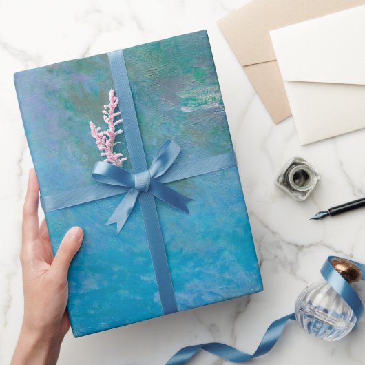 Papier Cadeau Papier d'enveloppement de peinture Claude Monet cé (Cadeaux)
