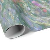Papier Cadeau Papier d'enveloppement de peinture Claude Monet cé (Coin rond)