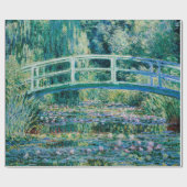 Papier Cadeau Papier d'enveloppement de peinture Claude Monet cé (Plat)