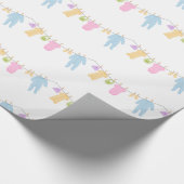 Papier Cadeau Papier d'enveloppement de petits vêtements (Coin)