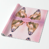 Papier Cadeau Papier d'enveloppement de pingouins (Déroulé)