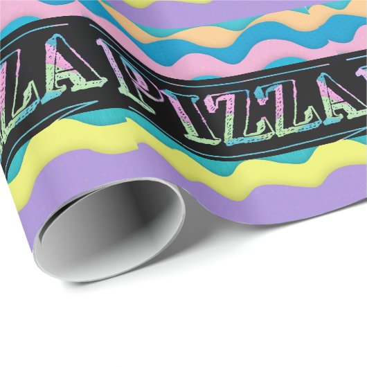 Papier Cadeau Papier d'enveloppement de pizza (Coin rond)