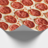 Papier Cadeau Papier d'enveloppement de pizza Pepperoni (Coin)