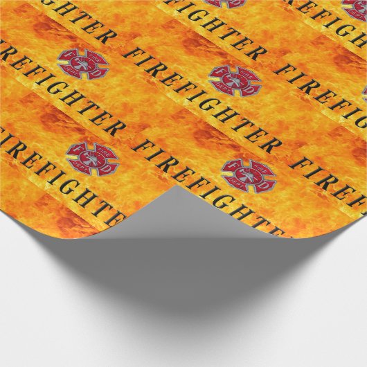 Papier Cadeau Papier d'enveloppement de pompier (Coin)