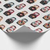 Papier Cadeau Papier d'enveloppement de poupées d'imbrication (Coin)