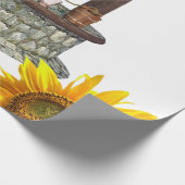 Papier Cadeau Papier d'enveloppement de puits de tournesol (Coin)