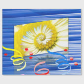 Papier Cadeau Papier d'enveloppement de ressort (Plat)