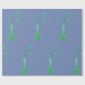 Papier Cadeau Papier d'enveloppement de Sea Horse (Plat)