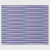 Papier Cadeau Papier d'enveloppement de sirène d'océan violet (Plat)