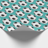 Papier Cadeau Papier d'enveloppement de soccer (Coin)