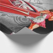 Papier Cadeau Papier d'enveloppement de style Cinquante (Coin)