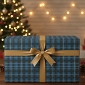 Papier Cadeau Papier d'enveloppement de tarte bleu Arctique