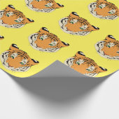 Papier Cadeau Papier d'enveloppement de tigre (Coin)