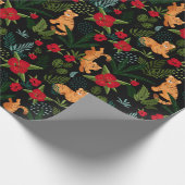 Papier Cadeau Papier d'enveloppement de tigres (Coin)
