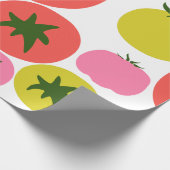 Papier Cadeau Papier d'enveloppement de tomate mûre (Coin)