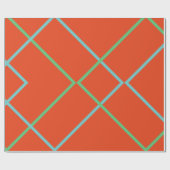 Papier Cadeau Papier d'enveloppement de vacances rouges (Plat)