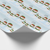 Papier Cadeau Papier d'enveloppement de vacances Snowman (Coin)