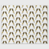 Papier Cadeau Papier d'enveloppement de verres à vin (Plat)