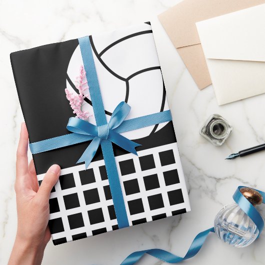 Papier Cadeau Papier d'enveloppement de volley-ball