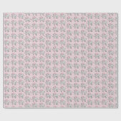 Papier Cadeau Papier d'enveloppement d'éléphants (Plat)