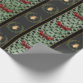 Papier Cadeau Papier d'enveloppement Déplaisant de Noël avec des (Coin)