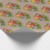 Papier Cadeau Papier d'enveloppement des cloches de Noël (Coin)