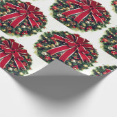 Papier Cadeau Papier d'enveloppement des fêtes de Noël (Coin)