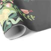 Papier Cadeau Papier d'enveloppement des Fêtes des mariées de ta (Coin rond)