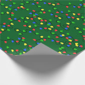 Papier Cadeau Papier d'enveloppement des feux de vacances (Coin)