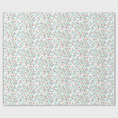 Papier Cadeau Papier d'enveloppement des lumières de Noël (Plat)