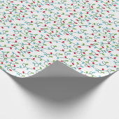 Papier Cadeau Papier d'enveloppement des lumières de Noël (Coin)