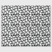 Papier Cadeau Papier d'enveloppement d'Halloween (Plat)